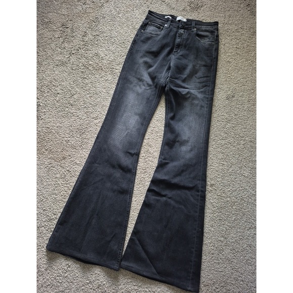 Closed Women Rawlin Straight Flare Legs Jeans - Black - Size: 25 - Picture 2 of 14